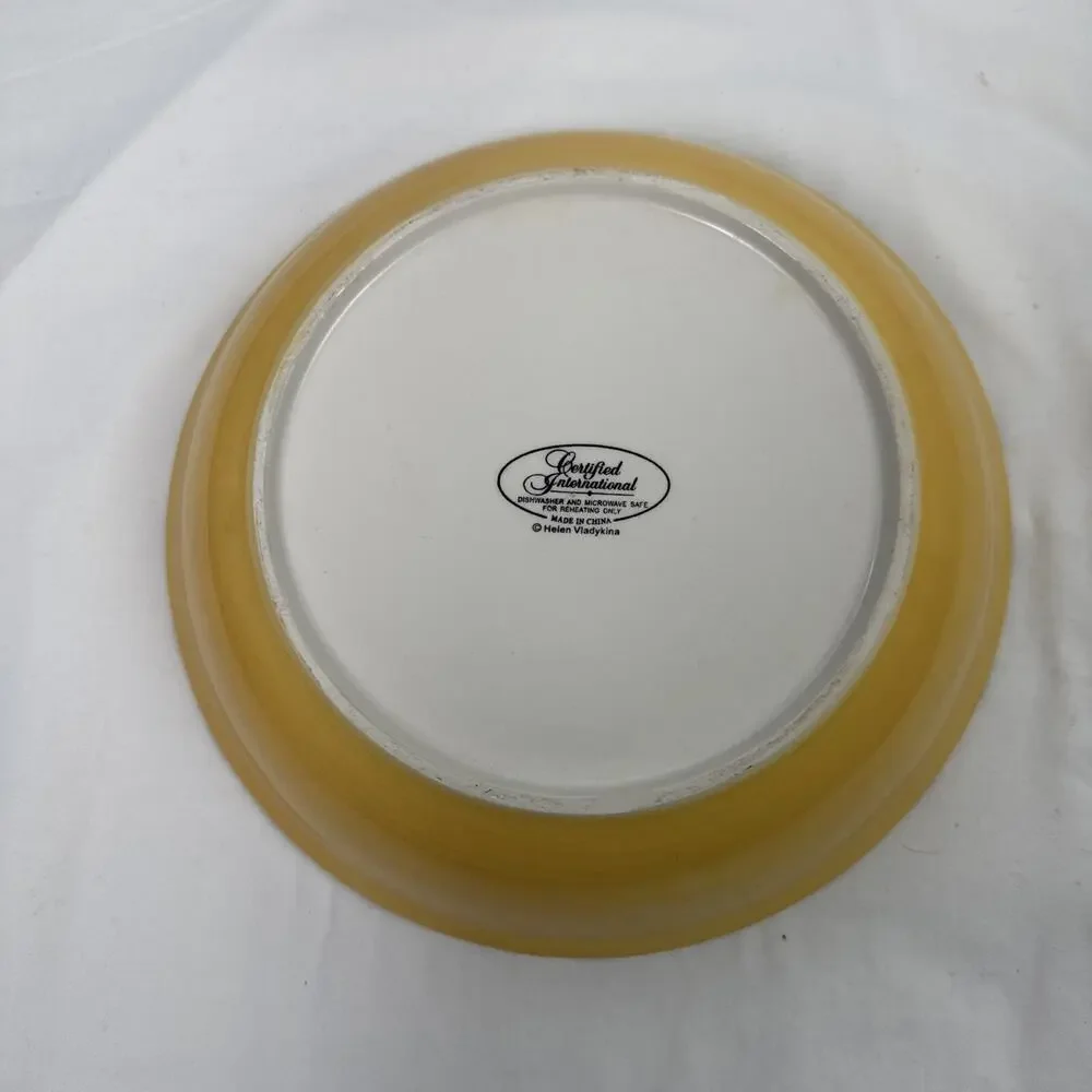 Certified International Vegetables Serving Bowl 9”